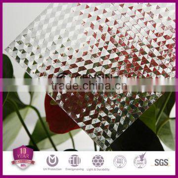 Haining 6mm diameter prismastic pattern light diffuser polycarbonate sheet 1220*2440mm