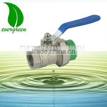 Single Union PP-R Brass Ball Valve