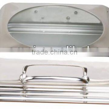 Induction Chafing Dish 2/3 Square with Glass Lid