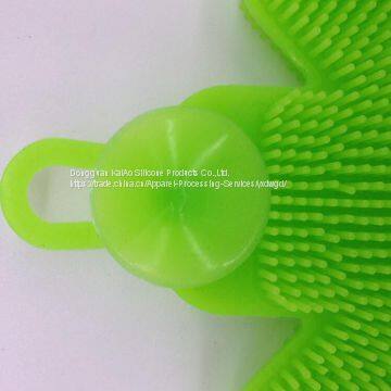 Flower Shape Silicone Scrubber for Face Bath photo-4