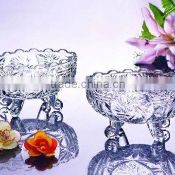 factory supply wholesale large glass candy bowl