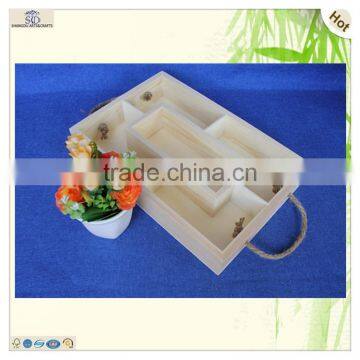 Fabulous Craft Original Color Square Grids Pine Wooden Tray photo-4