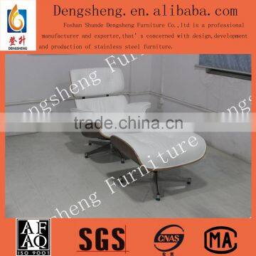 Foshan Furniture Wholesale Lounge Chair With Footrest Pu Modern Design Leather Recliner Chair photo-2