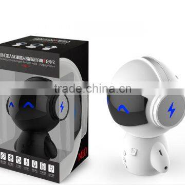 Intelligent Mini Robot Bluetooth Speaker With Power Bank for Computer photo-6