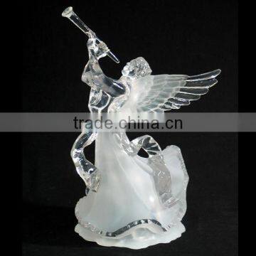 Custom Transparent Glowing Angel Baptism Decorations photo-3