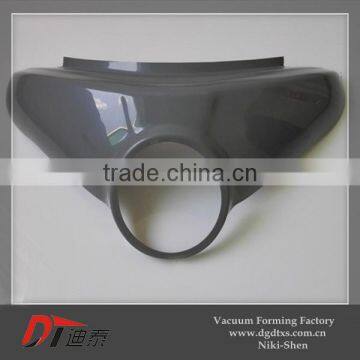 OEM grey motorcycle air baffle cover by vacuum forming