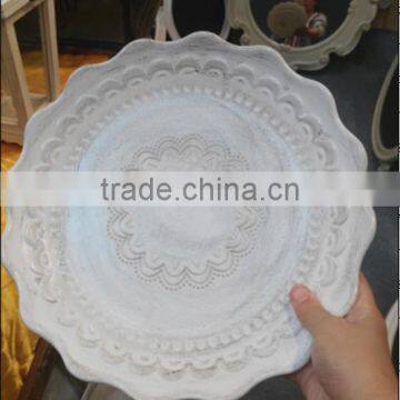 Circular pattern resin plate