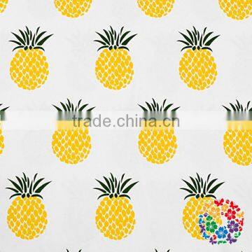 Wholesale OEM Service Print Stretchy Brushed Polyester Fabric photo-3