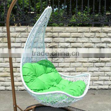 new design white hanging rattan chair