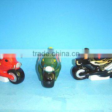 motobike shape ceramic piggy bank for sale