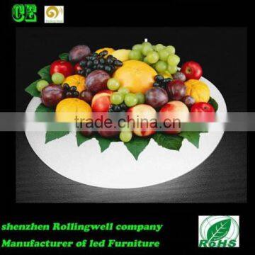 Lighting Fruit Plate Led Fruit Plate Plashing Plastic Fruit Plate