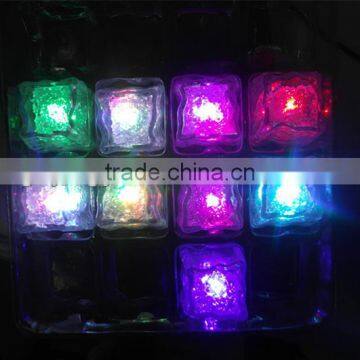 new artificial acrylic LED Ice cubes lighting in the water