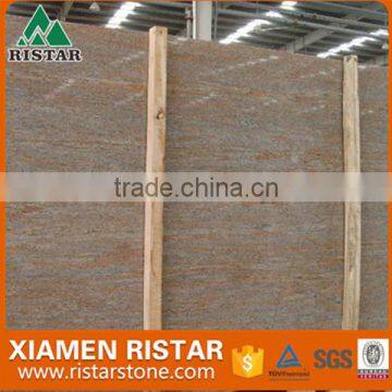 Raw silk red granite slabs