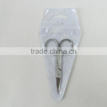 Eyebrow scissors with sand polish