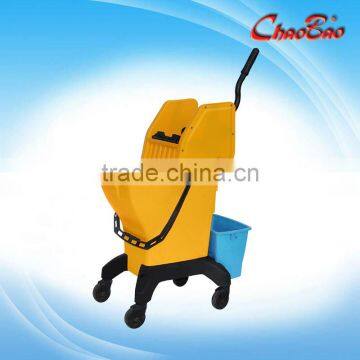 ChaoBao Down-press Single Mop Bucket Wringer Trolley For Home/Hotel