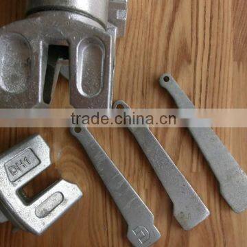 Ringlock diagonal brace metal wedges for scaffolding