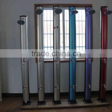 Wood Outdoor Solar Shower Faucet photo-5