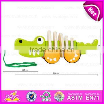 2016 самый новый деревянный игрушка - машинка с животными для детей, модная деревянная игрушка - машинка с животными для младенцев, популярная деревянная игрушка - машинка с животными W05B092 photo-3