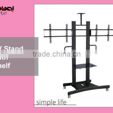 Simple Screen Mount Display LCD Monitor Holder Movable TV Bracket Cart photo-5