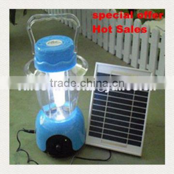 LED solar lantern camping light