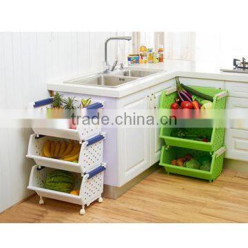 Kitchen shelf Multi function storage rack basket Multi- functional household rack