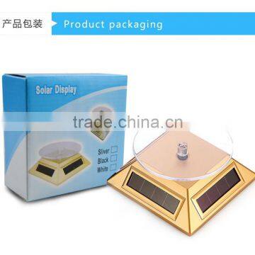 Solar Powered Rotating Jewellery Mobile Phone Ring Bracelet Watch Display Stand photo-4