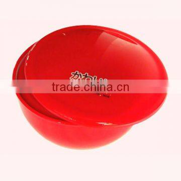 Four-piece Food Grade Bi-Color Plastic Microwave Bowl With Lid photo-2