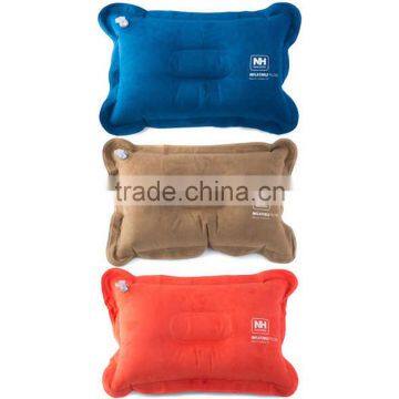 Sales Promotion Mini Travel Pillow Ultralight Portable Air Inflatable Suede Outdoor CampingTravel Soft Pillow Free Shipping photo-2