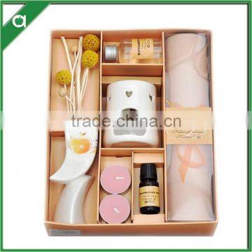 Ceramic Oil Burner Fragrance Oil Diffuser Gift Set, Scented Drawer Liner Set photo-2