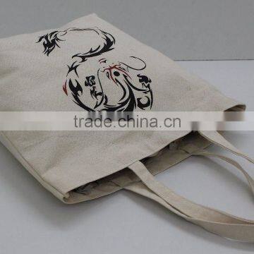 Wholesale Cheap Custom Printed Canvas Tote Bag With Canvas Handle photo-3