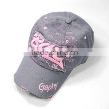 Washed Baseball Caps With Embroidery Logo