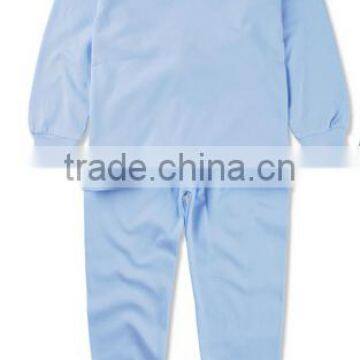 100% Cotton Kids Pajama Blank Boys and Girls Shirts+pants Pajama Sleepwear Baby Pajamas photo-3