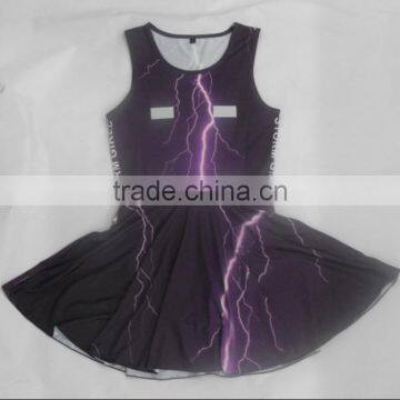 whole sales top quality material netball dress netball bodysuit