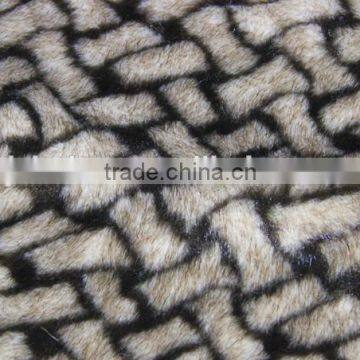 2015 White and Black Imitation Mink Imitation Fur Fabric