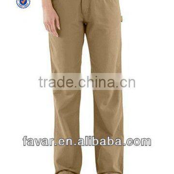 Relaxed Fit Midweight Canvas Jean Khaki Work Pants