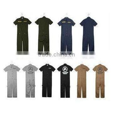 short sleeve coveralls with pockets/uniform manufactory