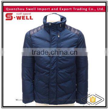 superior quality european style royal blue men new style winter windbreaker jacket