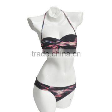 Fashion sexy Swimwear plus size swimwear push up Bikini for fat girls (VAS0030)