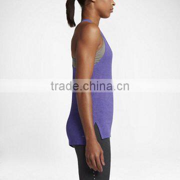 MGOO Lastest Design Low Cut Running Tank Top Women Lightweight Dri-fit Racer Back Singlet photo-4