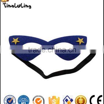 Very Cool Colorful Glasses Felt Kids Mask With Black Elastic Head Band photo-4