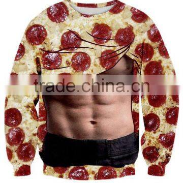 Fashion Design Sublimated Sweatshirt 3D Print Crewneck Sweatshirt Custom Printed Animal Printed Jumpers Full Sublimation Hoodie