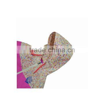 Newest Design Women's Two Color High Quality Printing Nylon Jacket With Hood photo-3