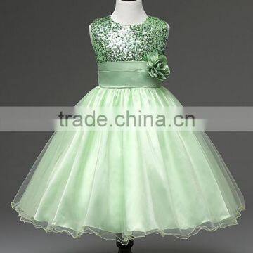 2016 Super Hot Wholesale Flower Girl Dress Girl Wedding Dress Party Flower Dress for Girls photo-3