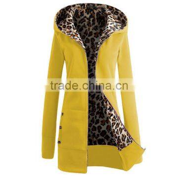 Hot Sale Custom Made Latest Womens Brushed Long Warm Thick Winter Fleece Hoodies photo-5