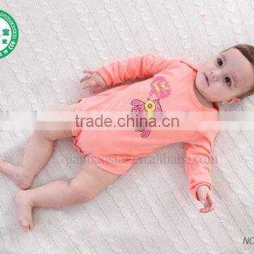 Long Sleeve Cotton Knitted Newborn Baby Clothes Romper photo-5