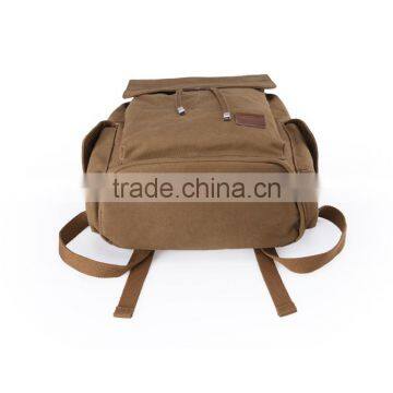 Custom Canvas School Backpack Bag photo-4