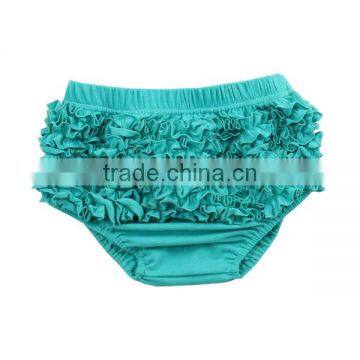 Suitable for All Season 2017 Design for Kids Shorts Wholesale Solid Ruffle Shorts Baby Organic Cotton Bloomers photo-4