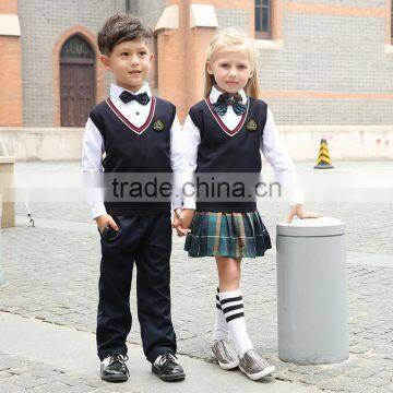 Custom Nice Latest Design Preschool Academy School Uniform for Kids Wholesale photo-4