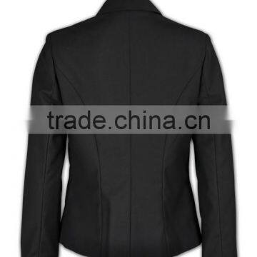 Two Button Good Quality Anti-wrinkle Customizable Womens Suit Nice Black Suits for Women photo-4