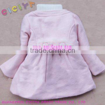 Fancy O-neck Windproof Polar Fleece Girl Coat photo-2